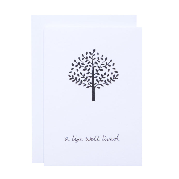 A Life Well Lived - Greeting card - From Victoria Shop