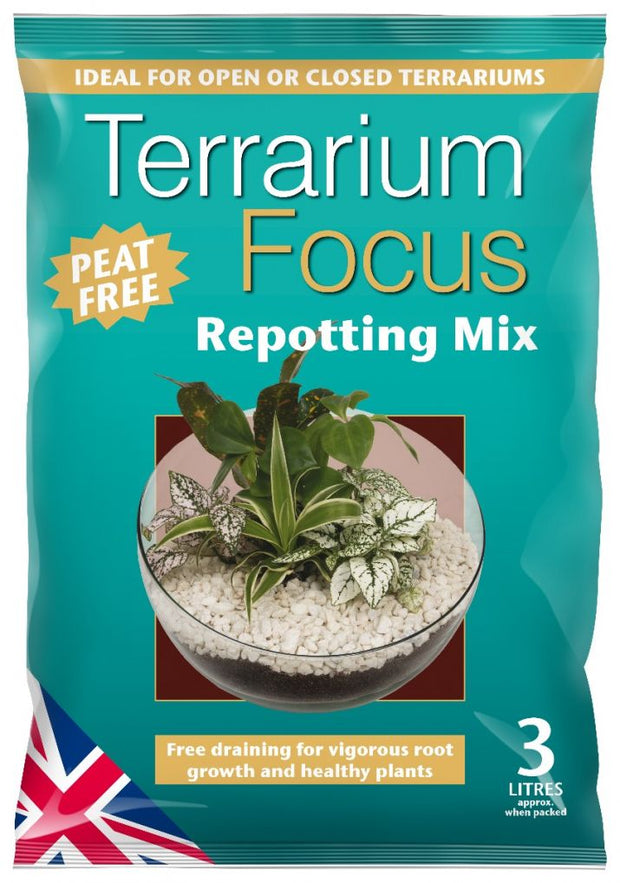 Terrarium Focus 3L Repotting Mix - Peat Free