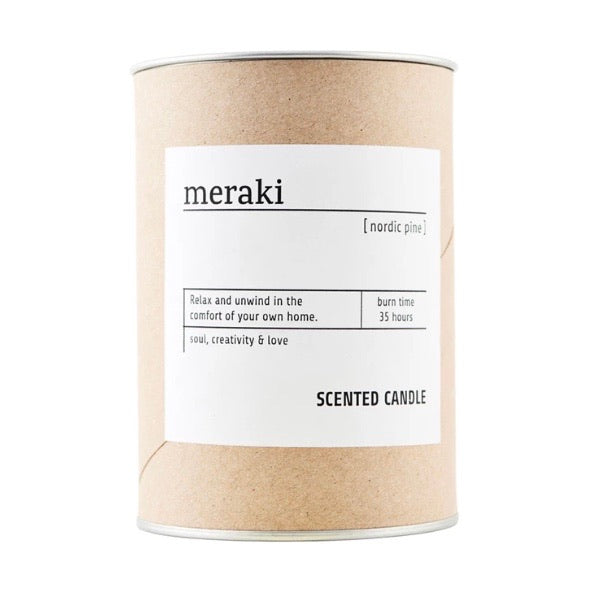 Meraki Fig & Apricot Scented Candle (35hr Burn)