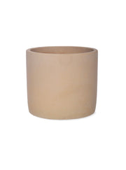 Bamburgh Cement Plant Pot in cinnamon