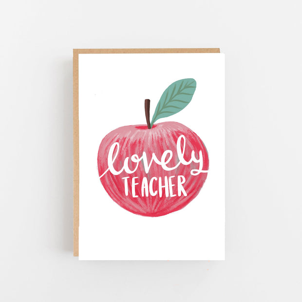 Lovely Teacher Design Card